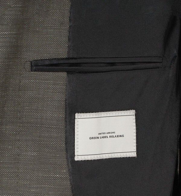 UNITED ARROWS green label relaxing「TW リネン デニムライク 2B 01 セットアップジャケット」|テーラードジャケット|