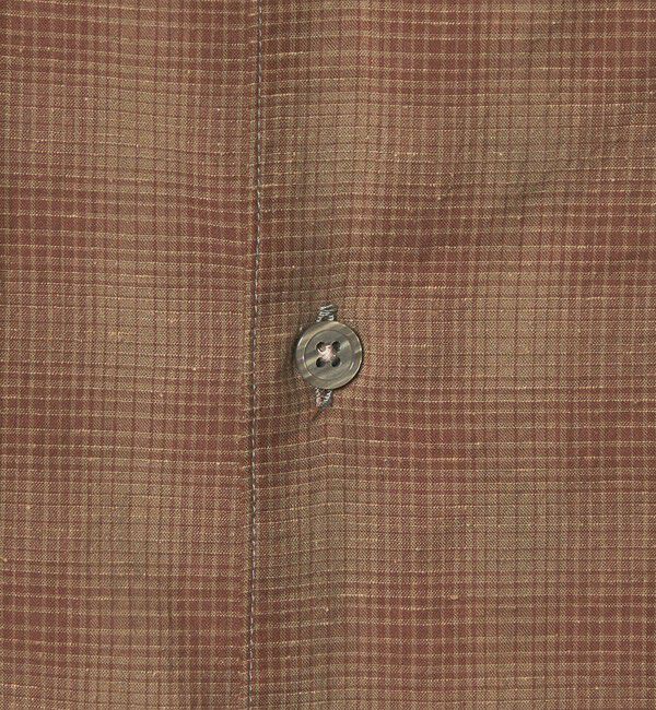 STEVEN ALAN「＜Steven Alan＞ コットン/シルク オンブレーチェック オープンカラー シャツ BOX」|シャツ・ブラウス|