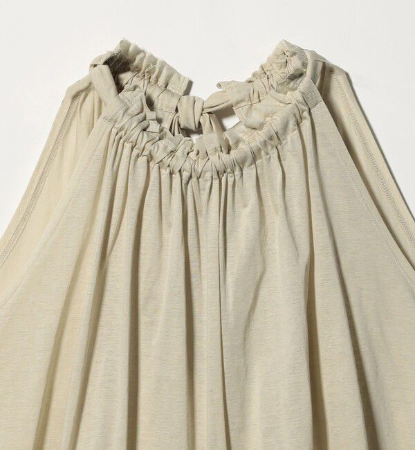 ATTISESSION「＜ATTISESSION＞シアージャージ ギャザー ホルターネックトップス」|Tシャツ・カットソー|