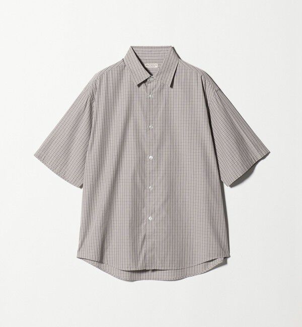 BEAUTY&YOUTH UNITED ARROWS「チェック ショートスリーブ レギュラー シャツ FORM型」|シャツ・ブラウス|