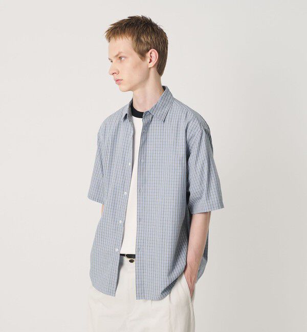 BEAUTY&YOUTH UNITED ARROWS「チェック ショートスリーブ レギュラー シャツ FORM型」|シャツ・ブラウス|