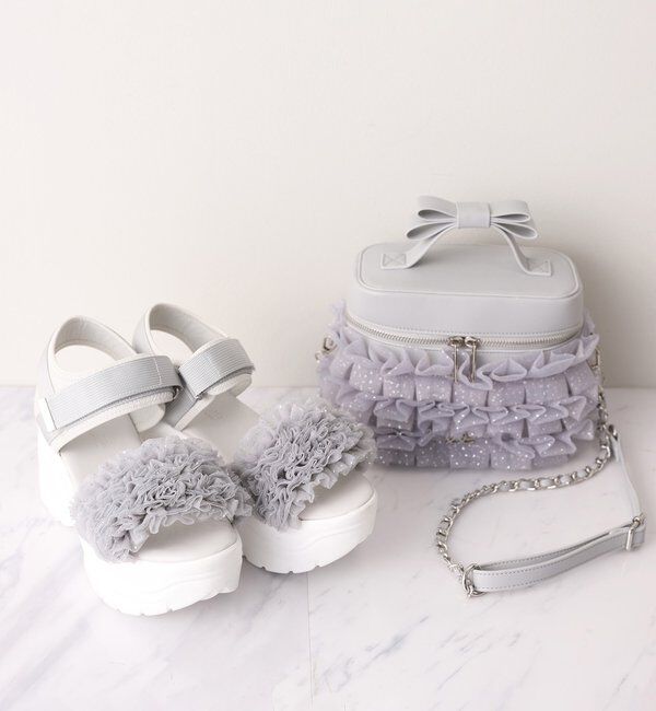  「チュールフリル厚底スポサン」|その他|