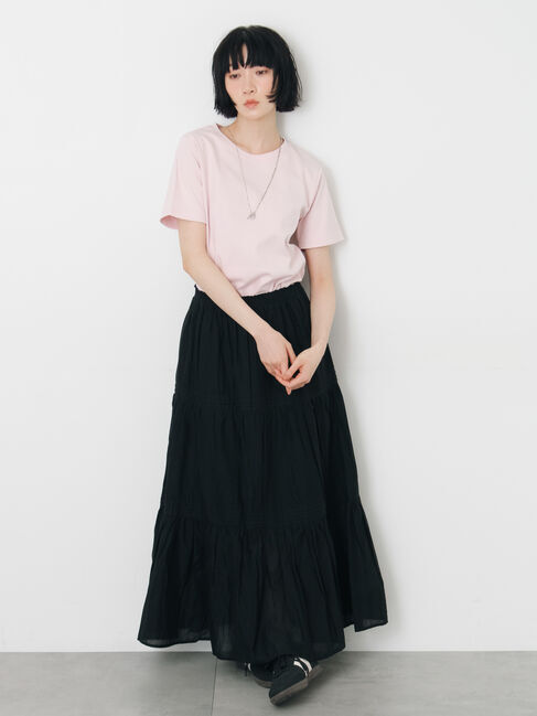 Samansa Mos2「インドボイルギャザースカート」|スカート|