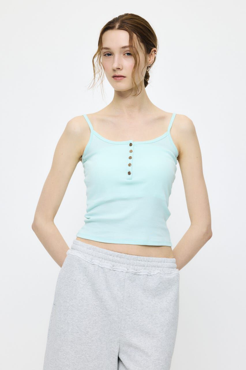 MOUSSY「SUVIN GIZA 2WAY キャミソール」|キャミソール|L/BLU1