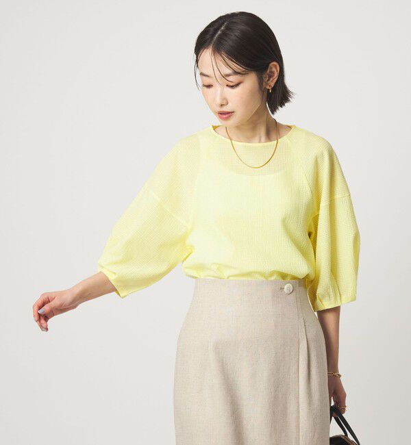 UNITED ARROWS green label relaxing「サッカー タックスリーブ プルオーバー カットソー」|Tシャツ・カットソー|