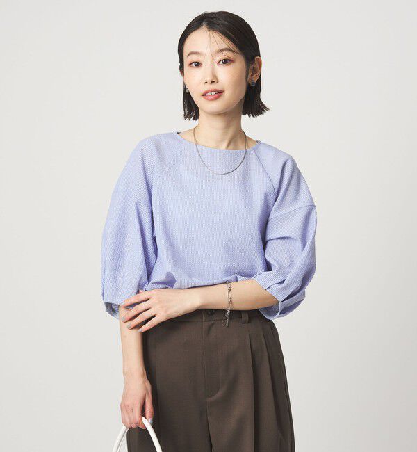 UNITED ARROWS green label relaxing「サッカー タックスリーブ プルオーバー カットソー」|Tシャツ・カットソー|