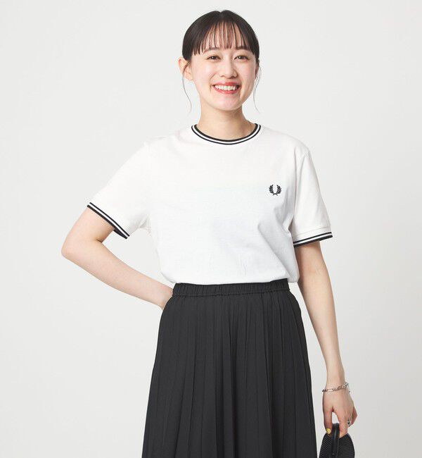 UNITED ARROWS green label relaxing「【WEB限定】＜FRED PERRY＞ツインティップ Tシャツ」|Tシャツ・カットソー|