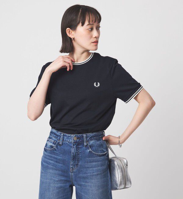 UNITED ARROWS green label relaxing「【WEB限定】＜FRED PERRY＞ツインティップ Tシャツ」|Tシャツ・カットソー|