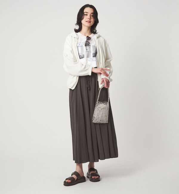 UNITED ARROWS green label relaxing「シアー フーディ ブルゾン マシンウォッシャブル UVカット 通気性」|ブルゾン・スタジャン|