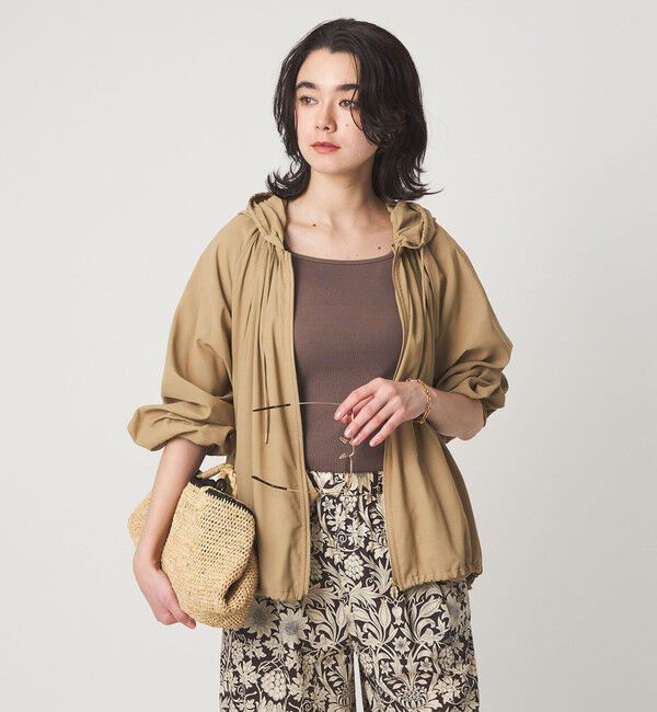 UNITED ARROWS green label relaxing「シアー フーディ ブルゾン マシンウォッシャブル UVカット 通気性」|ブルゾン・スタジャン|