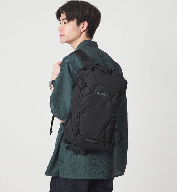 UNITED ARROWS green label relaxing「＜Columbia＞バードリーライト ドローストリング バックパック リュック」|リュック|BLACK
