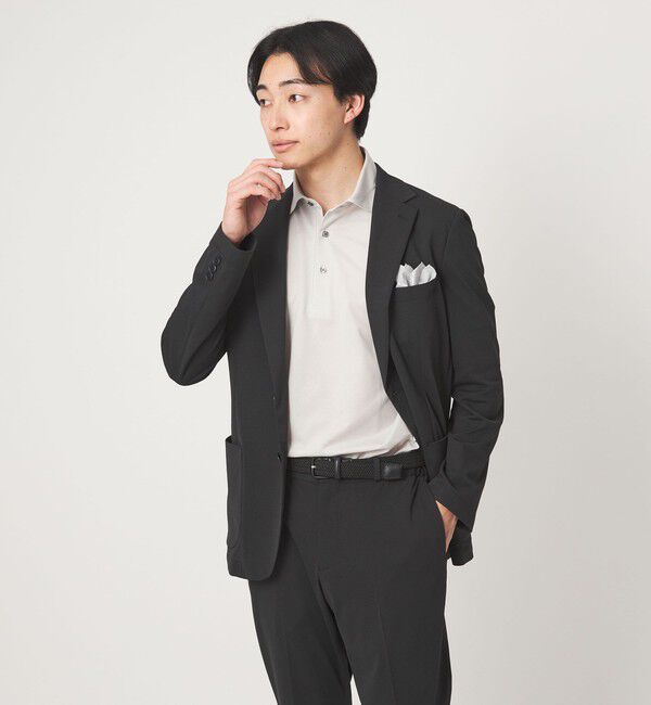 UNITED ARROWS green label relaxing「DUADRY clean バーズアイ カッタウェイ ビズポロ ポロシャツ -吸水速乾・抗菌-」|ポロシャツ|