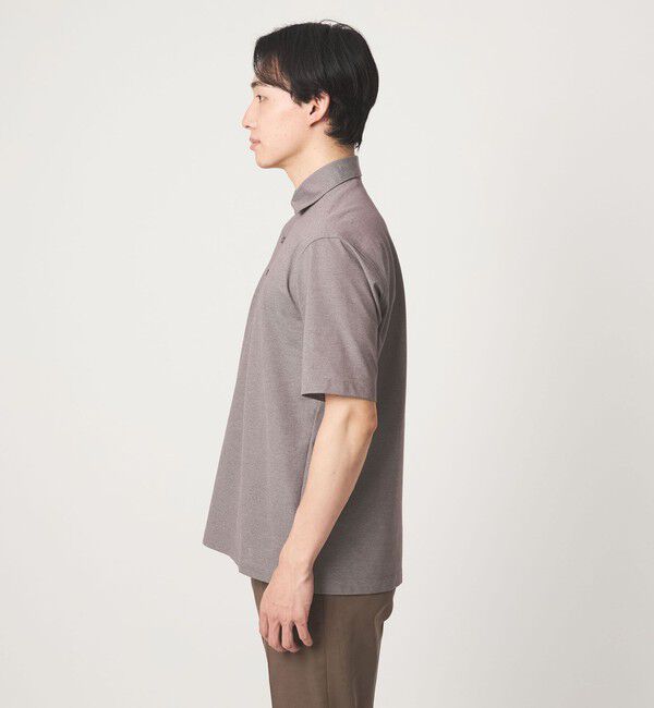 UNITED ARROWS green label relaxing「DUADRY clean バーズアイ カッタウェイ ビズポロ ポロシャツ -吸水速乾・抗菌-」|ポロシャツ|