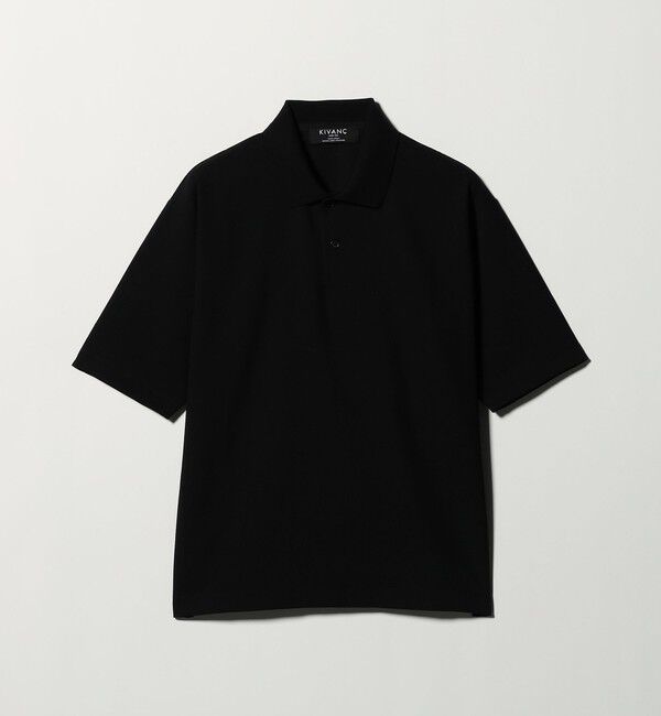 UNITED ARROWS green label relaxing「KIVANC 半袖 ポロシャツ」|ポロシャツ|BLACK