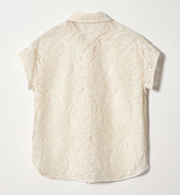 EMMEL REFINES「＜EMMEL REFINES＞EM ペイズリーレース ノースリーブ ブラウス」|シャツ・ブラウス|