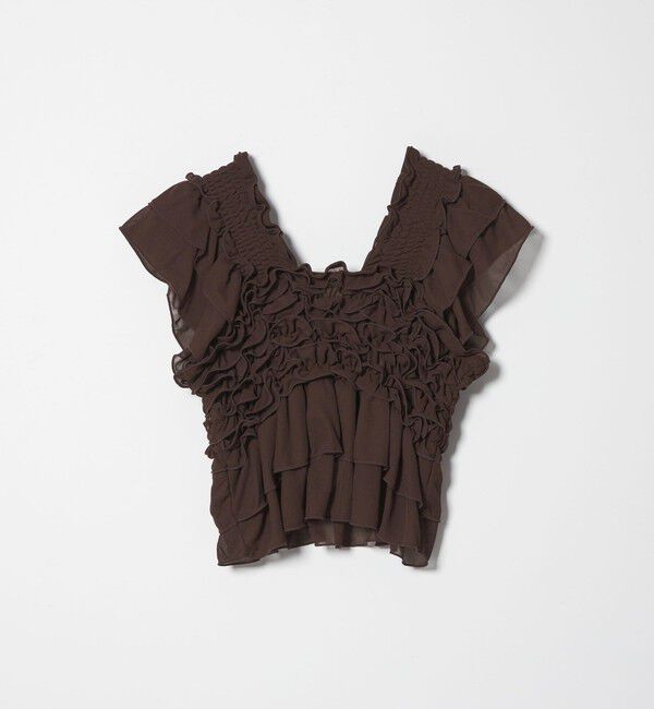 EMMEL REFINES「＜EMMEL REFINES＞EM フリルカット ビスチェ」|Tシャツ・カットソー|