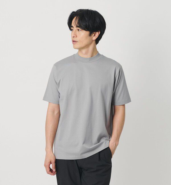 BEAUTY&YOUTH UNITED ARROWS「クリアコットン ジャケット 半袖Tシャツ 抗菌 防臭機能付き」|Tシャツ・カットソー|