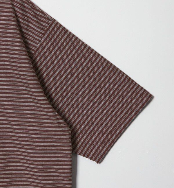 STEVEN ALAN「＜Steven Alan＞ オーガニックコットン ボーダー ショートスリーブ Tシャツ」|Tシャツ・カットソー|