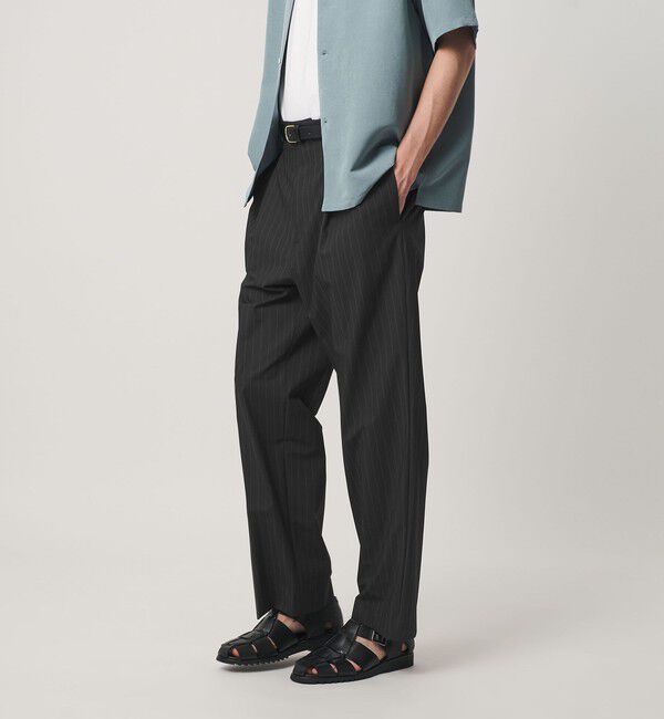 BEAUTY&YOUTH UNITED ARROWS「ピンストライプ バギー スラックス NO.9 ストレッチ」|チノ|