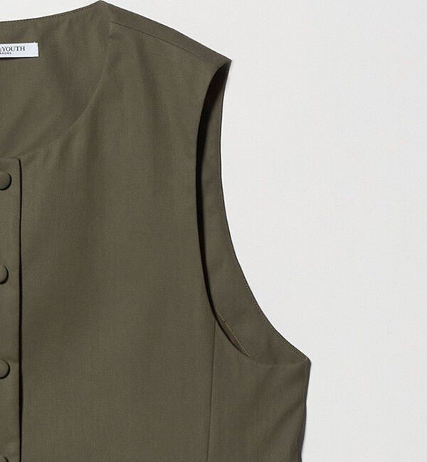 BEAUTY&YOUTH UNITED ARROWS「セルロースナイロンオックス クルーネック ベスト」|ベスト・ジレ|