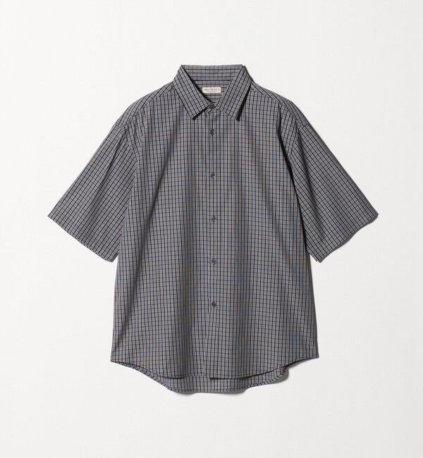 BEAUTY&YOUTH UNITED ARROWS「チェック ショートスリーブ レギュラー シャツ FORM型」|シャツ・ブラウス|