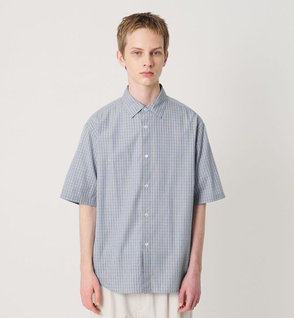 BEAUTY&YOUTH UNITED ARROWS「チェック ショートスリーブ レギュラー シャツ FORM型」|シャツ・ブラウス|