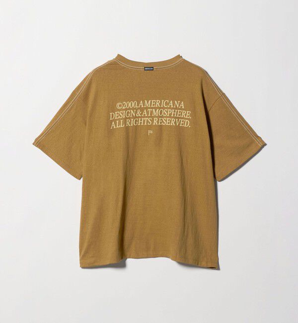 BEAUTY&YOUTH UNITED ARROWS「【別注】＜Americana＞プリント ビッグTシャツ」|Tシャツ・カットソー|