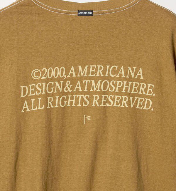 BEAUTY&YOUTH UNITED ARROWS「【別注】＜Americana＞プリント ビッグTシャツ」|Tシャツ・カットソー|