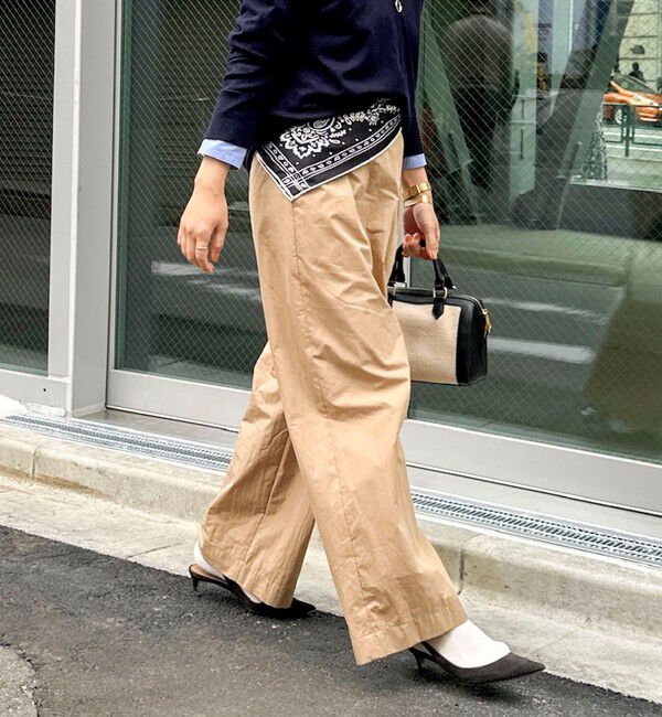 NOLLEY'S「【一部WEB限定サイズ】ウォッシャブル撥水ワイドラップパンツ」|その他|