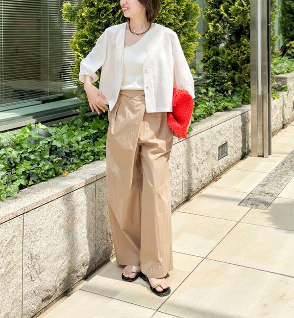 NOLLEY'S「【一部WEB限定サイズ】ウォッシャブル撥水ワイドラップパンツ」|その他|