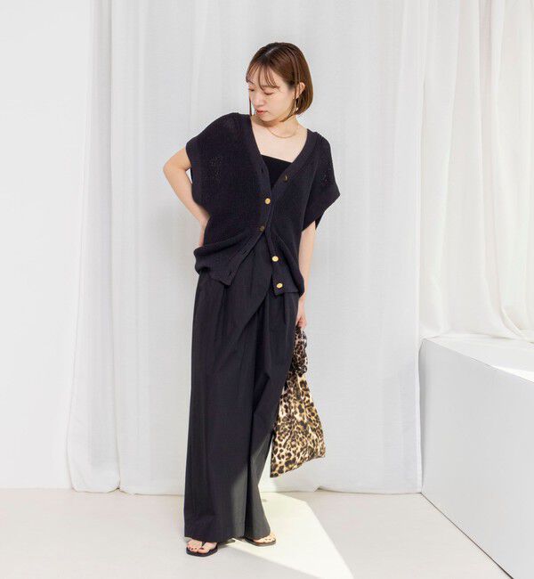 NOLLEY'S「【一部WEB限定サイズ】ウォッシャブル撥水ワイドラップパンツ」|その他|