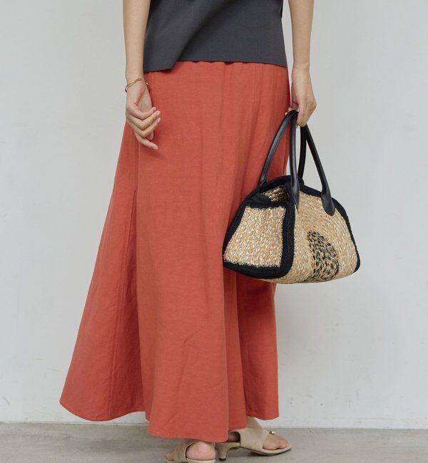  「リネンマチフレアスカート」|スカート|