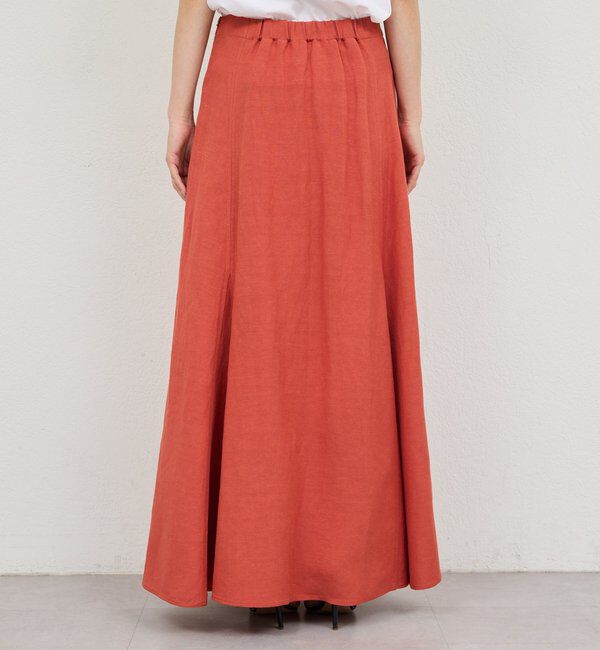  「リネンマチフレアスカート」|スカート|