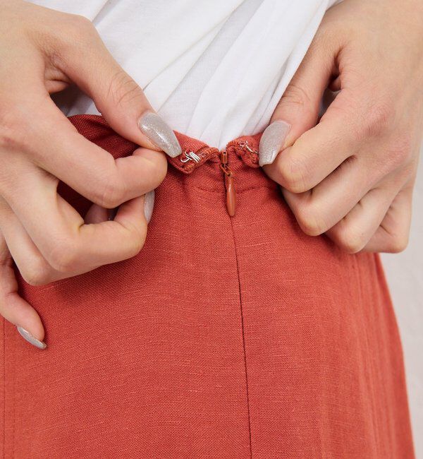  「リネンマチフレアスカート」|スカート|