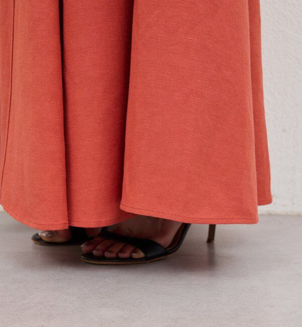  「リネンマチフレアスカート」|スカート|