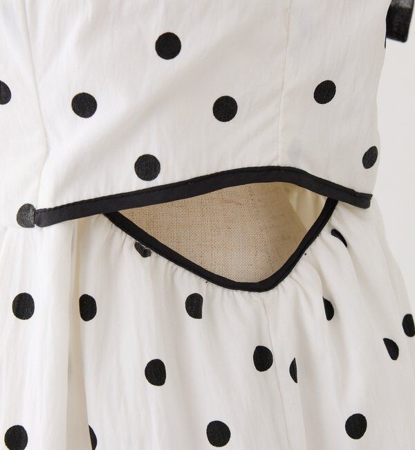  「【SMサイズ展開あり】サイドカットリボンロングキャミワンピース」|ワンピース|