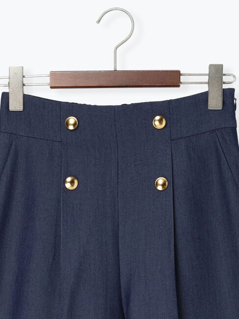 Te chichi「【遮熱】麻調ワイドクロップトパンツ」|その他|