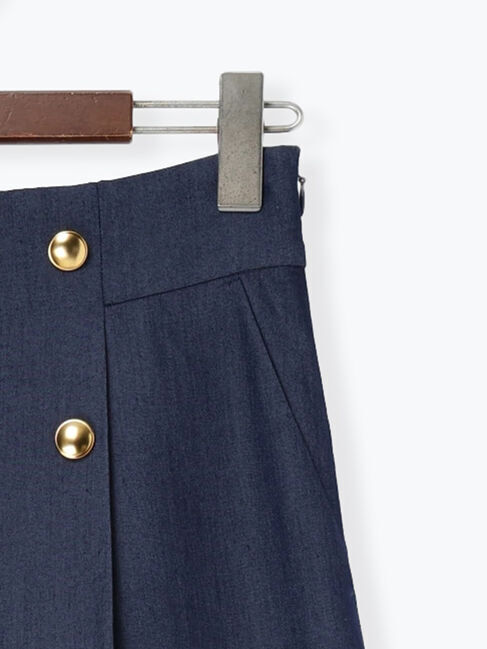 Te chichi「【遮熱】麻調ワイドクロップトパンツ」|その他|