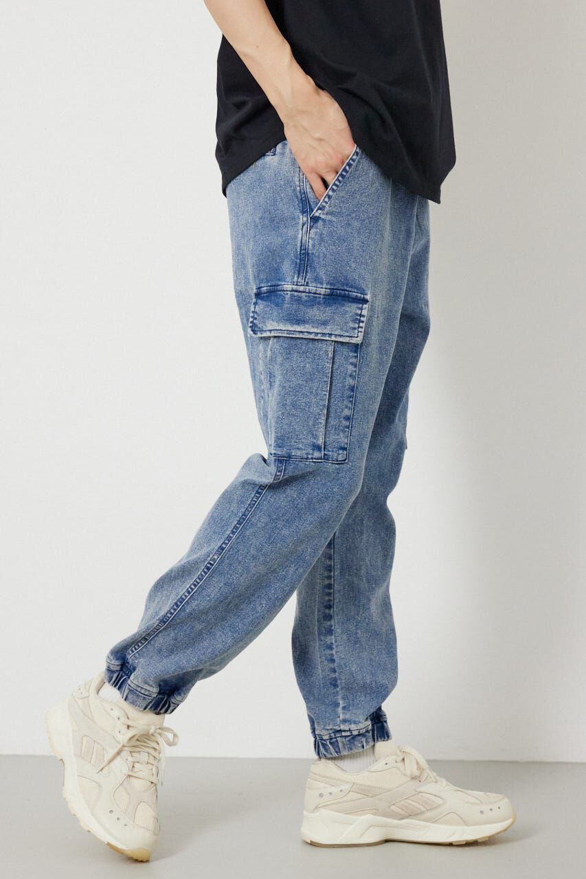 RODEO CROWNS「チルイージーデニムカーゴJOGパンツ」|デニム|
