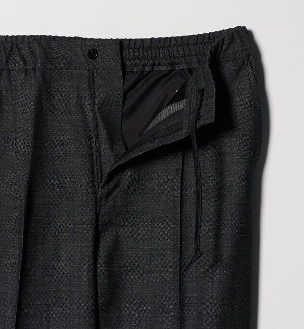 UNITED ARROWS green label relaxing「TW リネン デニムライク 01 ワイド 1プリーツ スラックス セットアップパンツ」|スラックス|