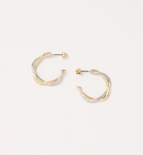 BEAUTY&YOUTH UNITED ARROWS「ミックスカラー クロス ピアス」|ピアス|その他1