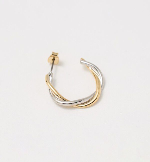 BEAUTY&YOUTH UNITED ARROWS「ミックスカラー クロス ピアス」|ピアス|