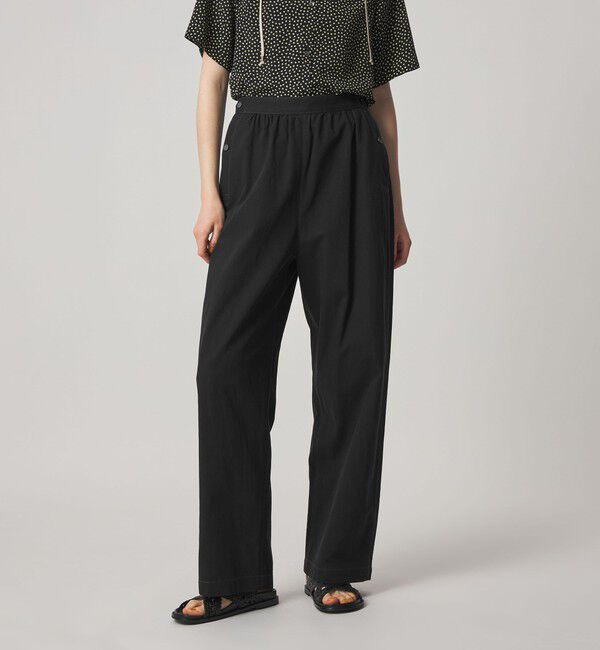 STEVEN ALAN「＜Steven Alan＞ライトオンスデニム ワイドパンツ」|デニム|BLACK