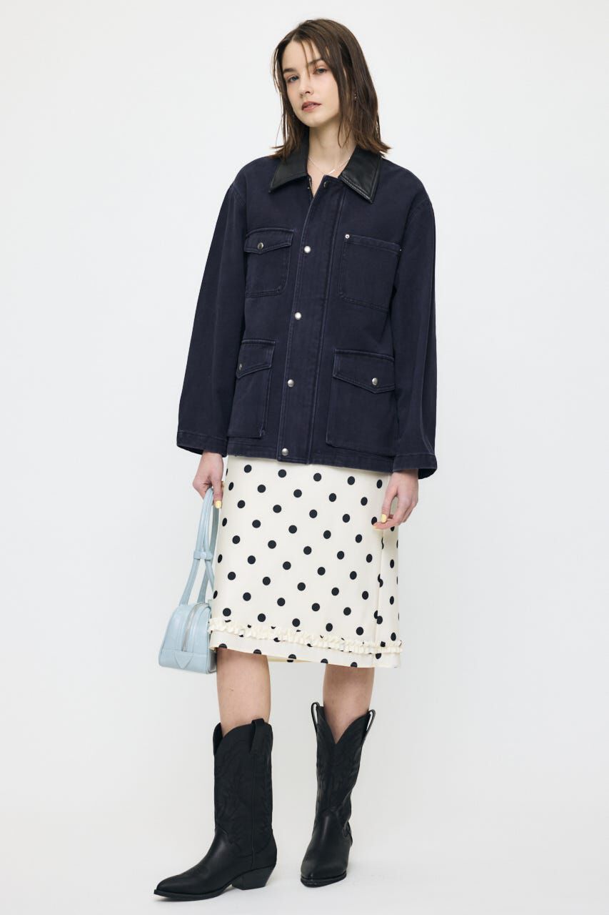 MOUSSY「SATIN DOT スカート」|スカート|