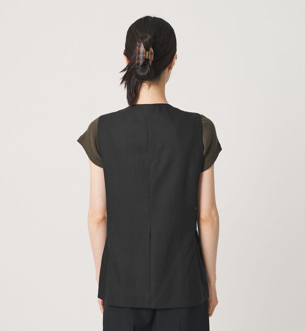 BEAUTY&YOUTH UNITED ARROWS「セルロースナイロンオックス クルーネック ベスト」|ベスト・ジレ|