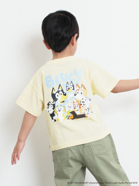 Samansa Mos2 Lagom「【ブルーイ】ポケット付きプリントTシャツ」|Tシャツ・カットソー|