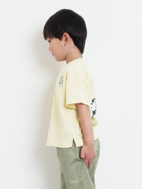Samansa Mos2 Lagom「【ブルーイ】ポケット付きプリントTシャツ」|Tシャツ・カットソー|