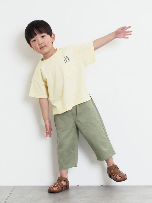 Samansa Mos2 Lagom「【ブルーイ】ポケット付きプリントTシャツ」|Tシャツ・カットソー|