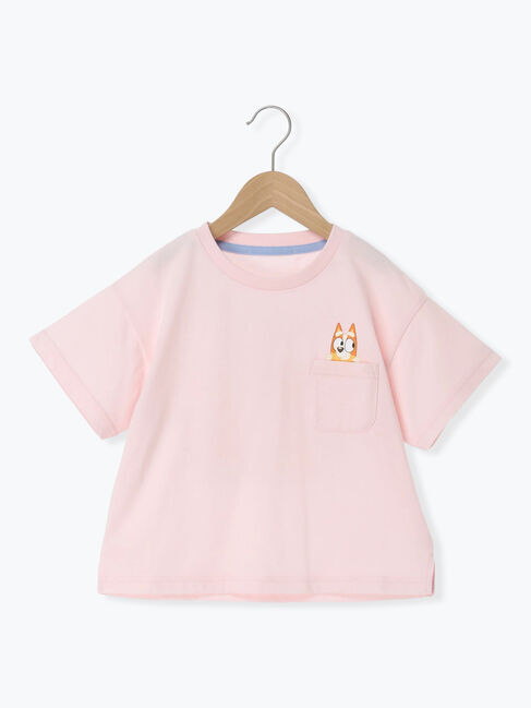 Samansa Mos2 Lagom「【ブルーイ】ポケット付きプリントTシャツ」|Tシャツ・カットソー|