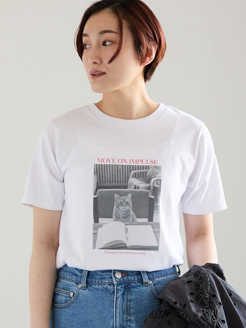 Te chichi「アソートネコフォトスタンダードTシャツ」|Tシャツ・カットソー|